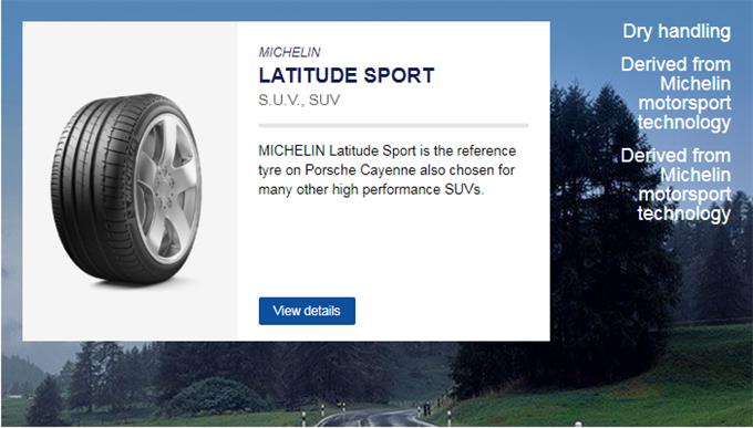 In Contact With The Road - Michelin Latitude Sport