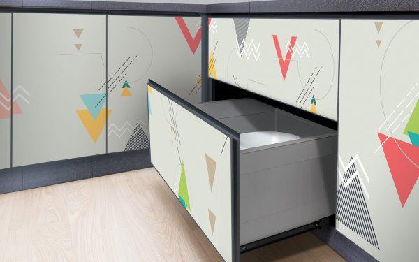 With Soft - Aluminium Kitchen Cabinet Drawer Series