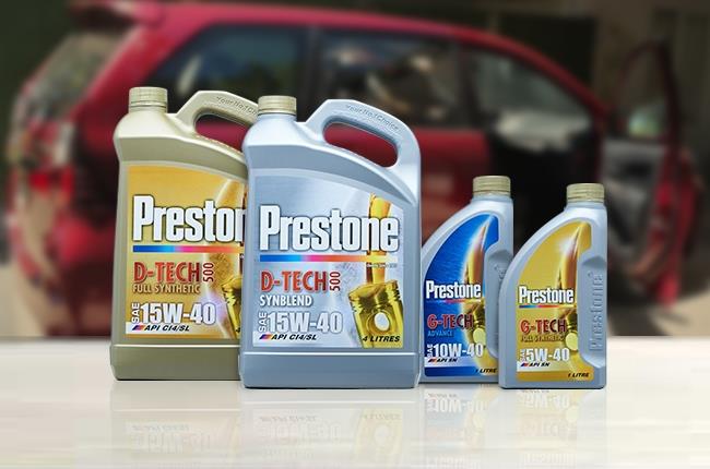 New Range Motor Oil - Prestone's New Motor Oil