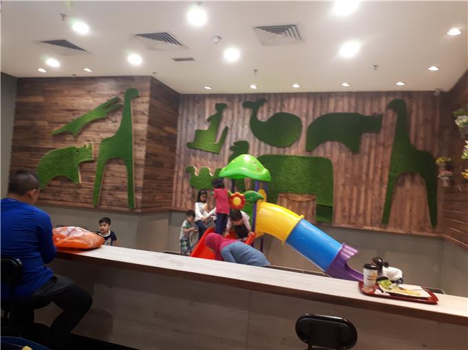 Food Court Having - Kids Environment Friendly