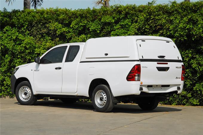 New Isuzu Dmax Hardtop Canopy - Solid Side Panels Commercial Use