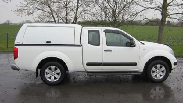 New Isuzu Dmax Hardtop Canopy - Solid Side Panels Commercial Use