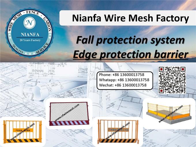 Pontoon Mesh Edge Protection System