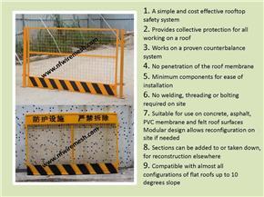 Steel Construction Edge Protection - Cost Effective Rooftop Safety System