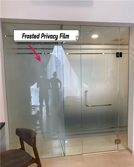 Frosted Privacy - Shower Screen