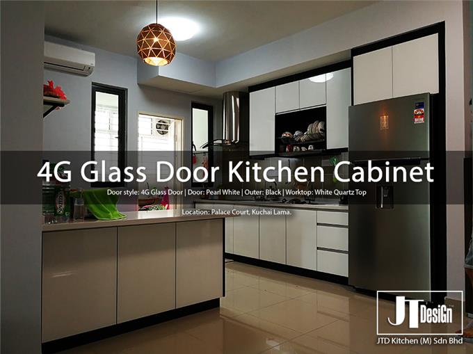 Function Making Kitchen Looks Modern - 4g Glass Door Kitchen Cabinet