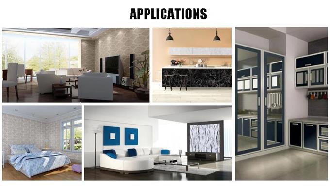 Interior Applications - Aluminium Composite Panel Kitchen Cabinets