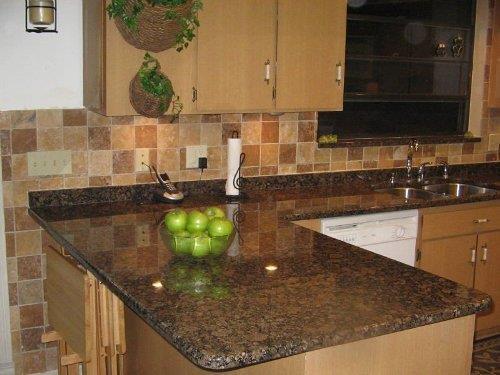 Becomes The Focal Point - Kitchen Cabinet Granite Top