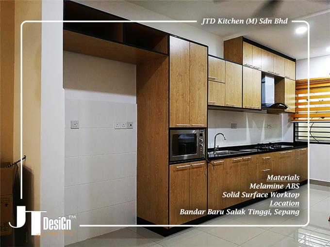 Melamine Abs Kitchen Cabinet Design