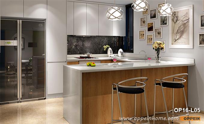 Light Wood - Melamine Kitchen Cabinet
