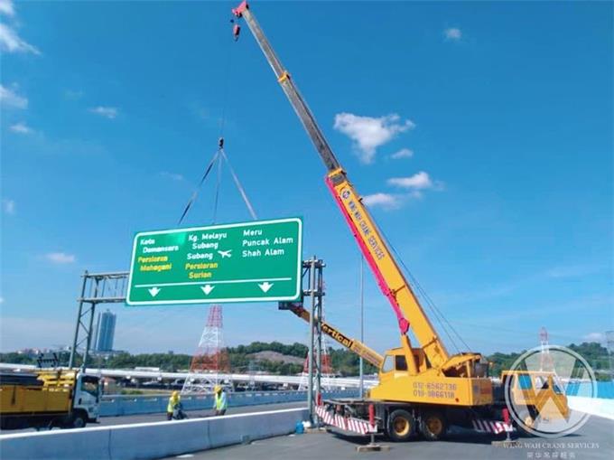 Wing Wah Crane Services Kl Malaysia - Tonnes Hydraulic Mobile Crane