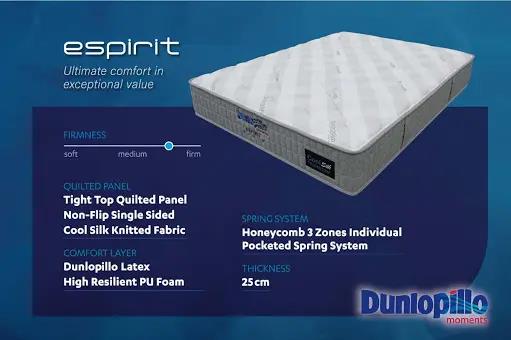 Super Single Mattress - Zones Individual Pocketed Spring System