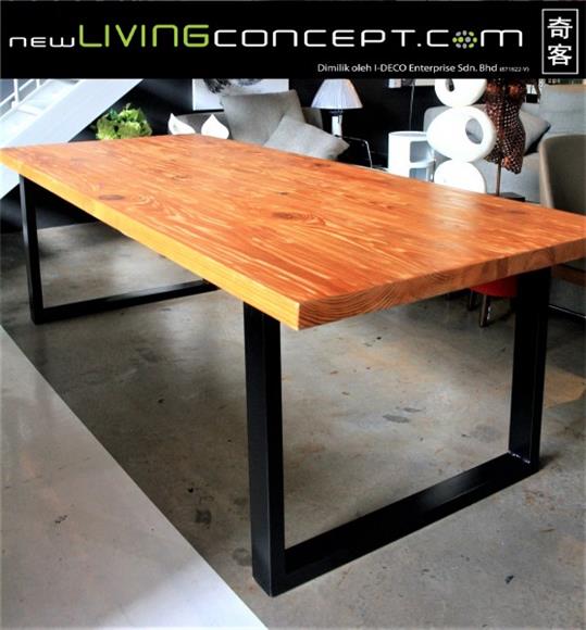New Living Concept Com Dining Table Skudai Johor Bahru - Wood Dining Table