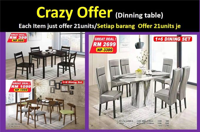 Luzano Furniture Dining Table Cheras Pj Selangor Kl - Stylish Modern Furniture