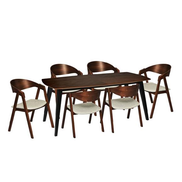 Ssf Home Dining Table Malaysia - Solid Rubber Wood
