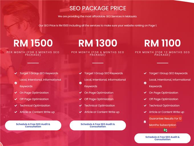Schedule - Seo Package Malaysia Price