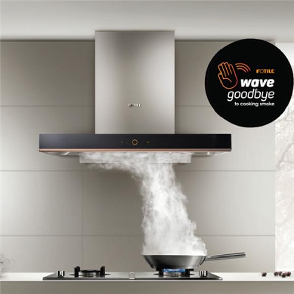 Fotile Kitchen Hood 90cm Wide - Patented Wing-like Surround Suction Plate