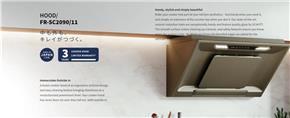 The Filter Can Easily Washed - Fujioh Kitchen Hood Fr-sc2090