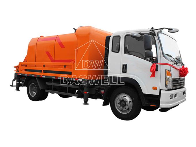 Easily Move From - Concrete Line Pump Truck