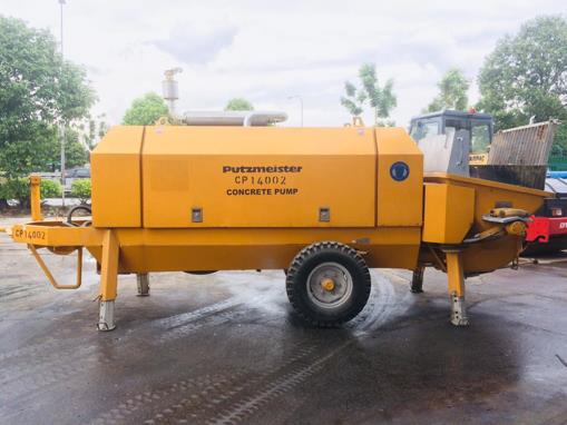 Equipped With Powerful - High Strength Stationary Concrete Pump