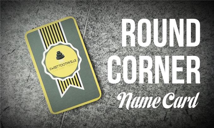 Name Card Design - Round Corner Name Card Design