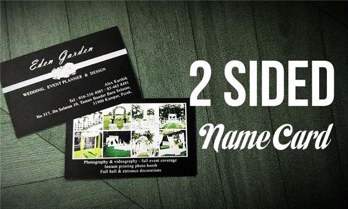 Name Card Design - Double-sided Name Card Design