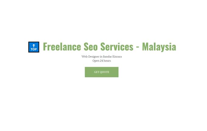 In Google - Freelance Seo Services In Malaysia