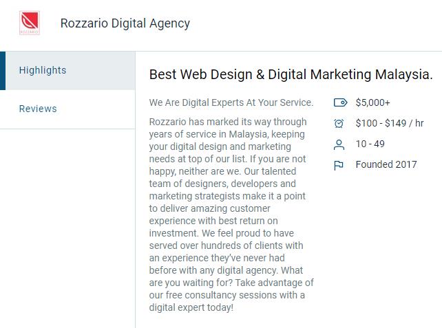 Top Digital Marketing Agency Kl