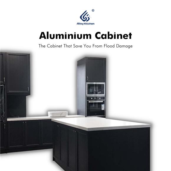 Oak - Aluminium Kitchen Cabinet Package Price