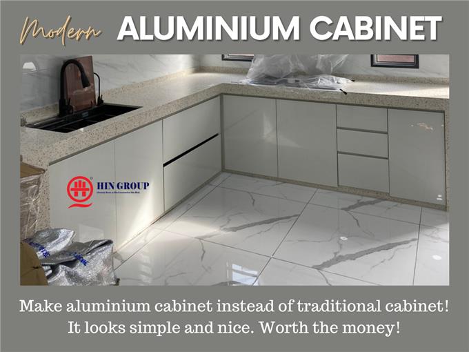 Require Minimal Maintenance - Aluminum Kitchen Cabinets