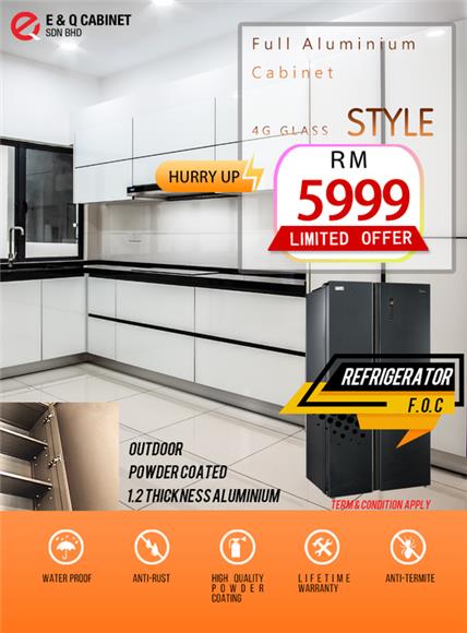 Side Door - Fully Aluminium Kitchen Cabinet Price