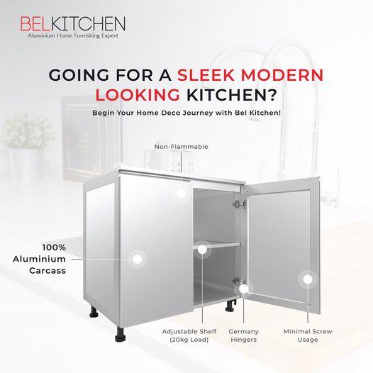 Sleek Modern - Belkitchen Aluminium Home Furnishing Expert