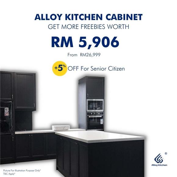 Alloy - Aluminium Kitchen Cabinet Malaysia Price